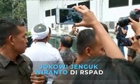 Jokowi Jenguk Wiranto di RSPAD Gatot Subroto
