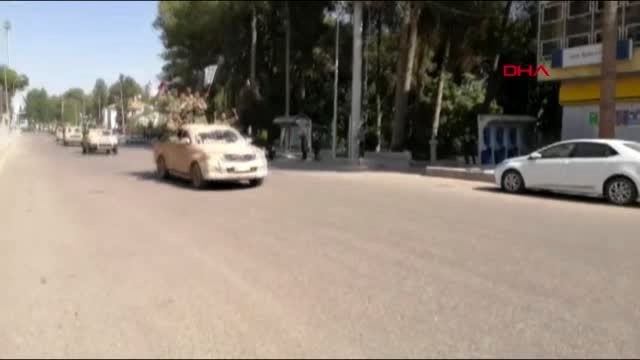 Şanlıurfa tsk ve suriye milli ordusu sınır hattından giriş yaptı