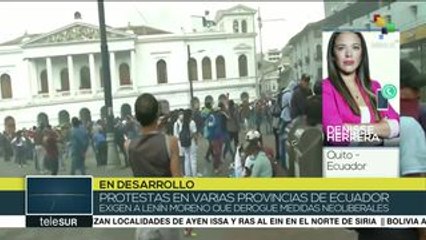 Reporte 360: Reprimen protestas en Ecuador por séptimo día