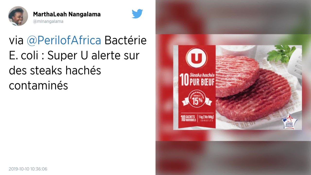 Bactérie E. coli. Super U rappelle des steaks hachés pour un risque de contamination