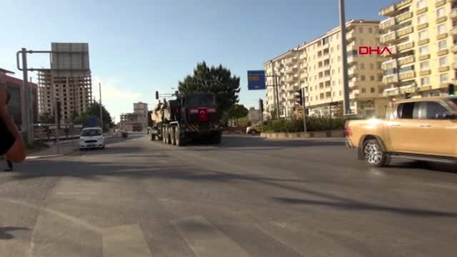 Kilis suriye'ye askeri sevkiyat