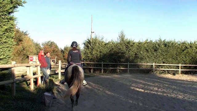 Garance Jullien et son cheval Hasslan aux championnats du monde de course d'endurance à Pise
