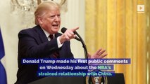 President Trump Criticizes Steve Kerr and Gregg Popovich in NBA China Controversy