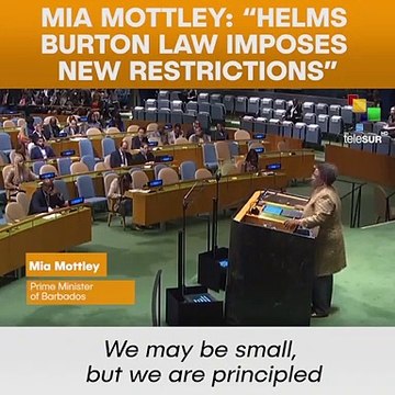 Mia Mottley- Helms Burton Law