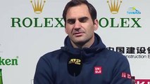 ATP - Shanghai 2019 - Roger Federer heckled by David Goffin : 