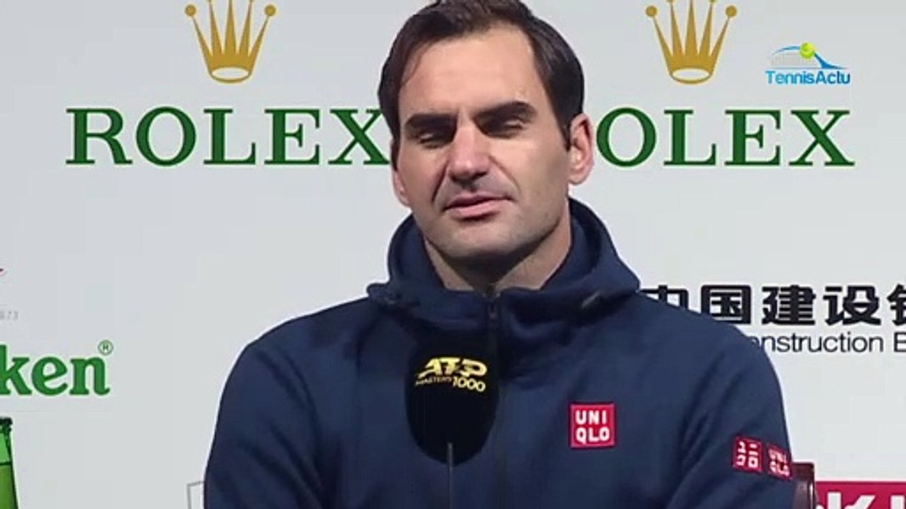 ATP - Shanghai 2019 - Roger Federer heckled by David Goffin : "Everything is fine ... "