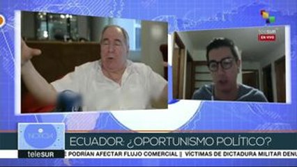 Oliva: Ecuador vive lo mismo que hace 40 años con el feriado bancario