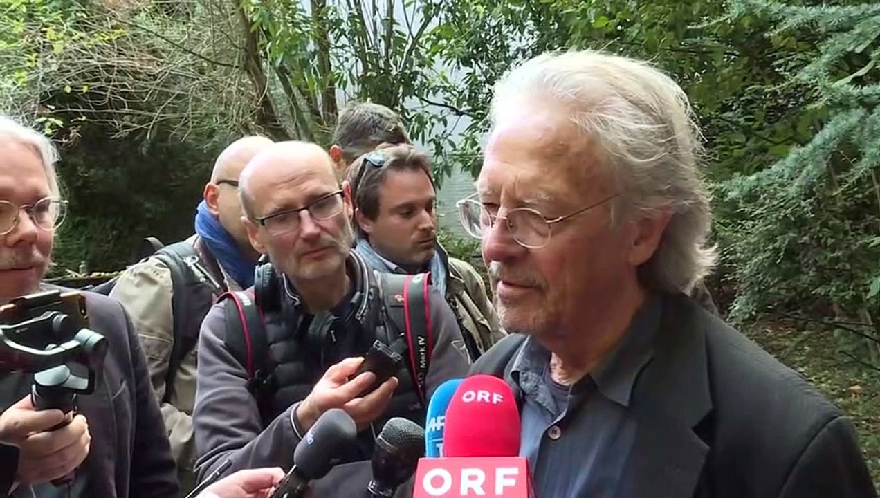 Peter Handke "glücklich, aber müde"
