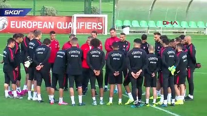 Milli Takımdan antrenman öncesi net mesaj