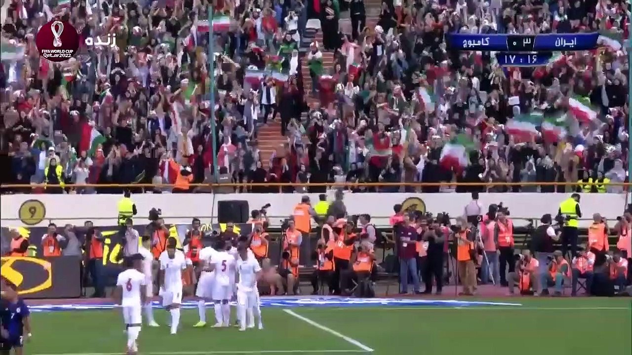 ملخص مباراة إيران ضد كمبوديا