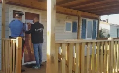 Sant'Antioco (CA) - Sequestrate case mobili in un camping (10.10.19)