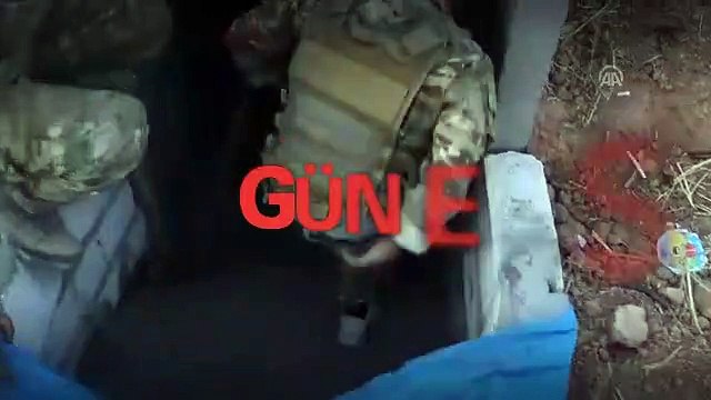 İşte YPG/PKK'nın kazdığı tünel