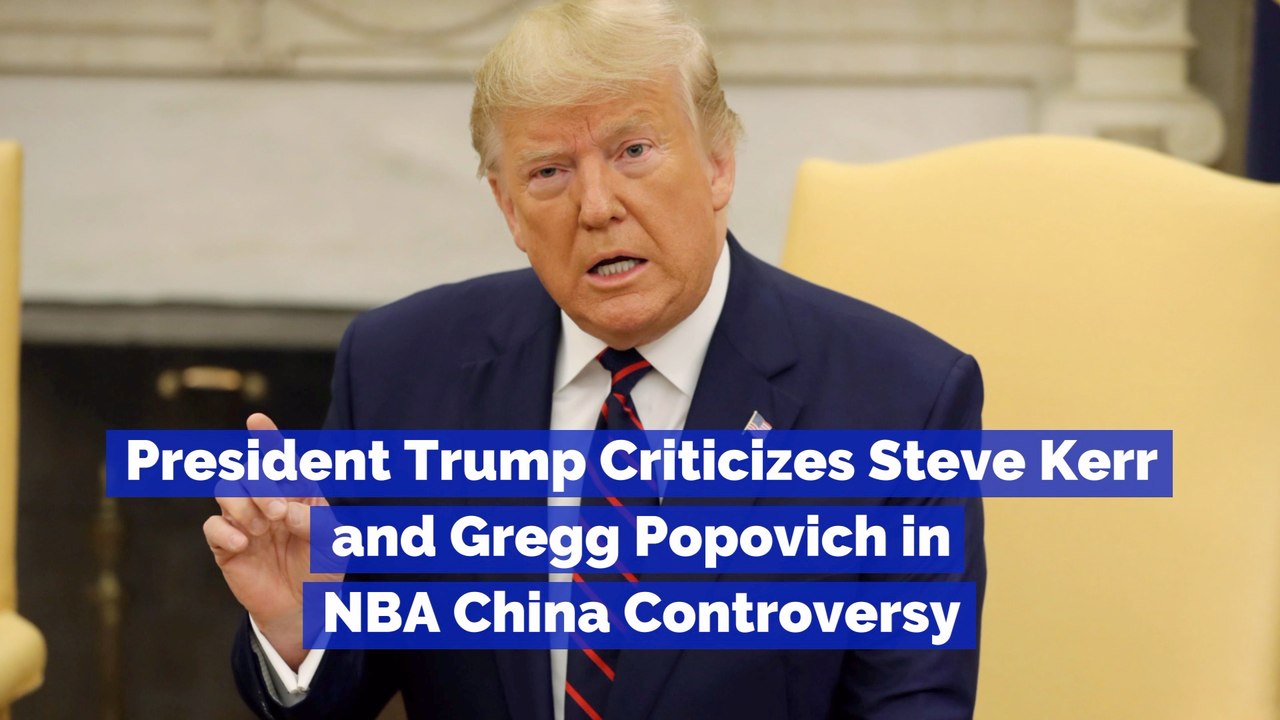 President Trump Shares His Thoughts About The NBA China Issue