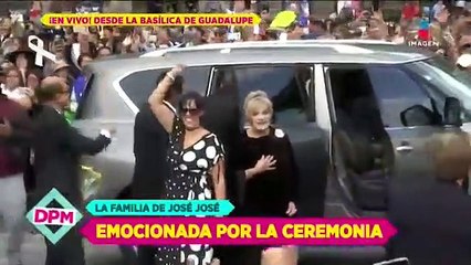 Cenizas de José José salen de la Basílica de Guadalupe
