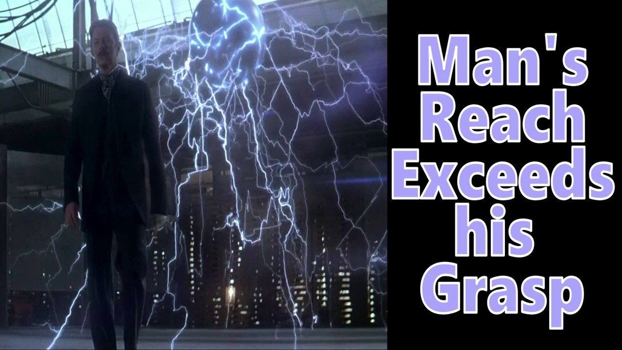 The Prestige Movie Quote Man's Reach Exceeds his Grasp