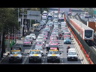 Descargar video: Semovi afirma que trabaja por la equidad entre taxistas y apps