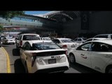 Taxistas del AICM piden que servicios de app no operen en esta zona