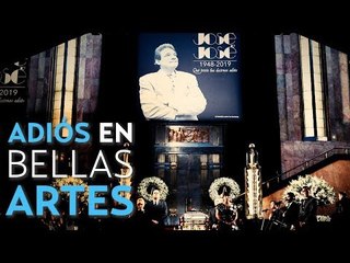 José José, adiós en Bellas Artes