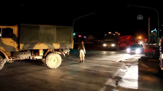 Suriye sınırına tank ve zırhlı araç sevkiyatı - HATAY