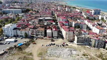 Millet Bahçesi'nin yapımı için ilk kazma vuruldu...Çalışmalar havadan görüntülendi