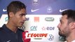 Varane «On se prépare à un match difficile» - Foot - Qualif. Euro - Bleus