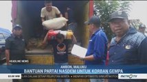 Partai NasDem Serahkan Bantuan untuk Korban Gempa Ambon