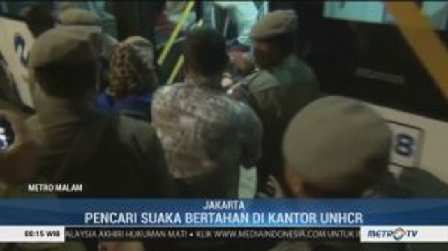Eksekusi Pencari Suaka dari Gedung UNHCR Berlangsung Ricuh