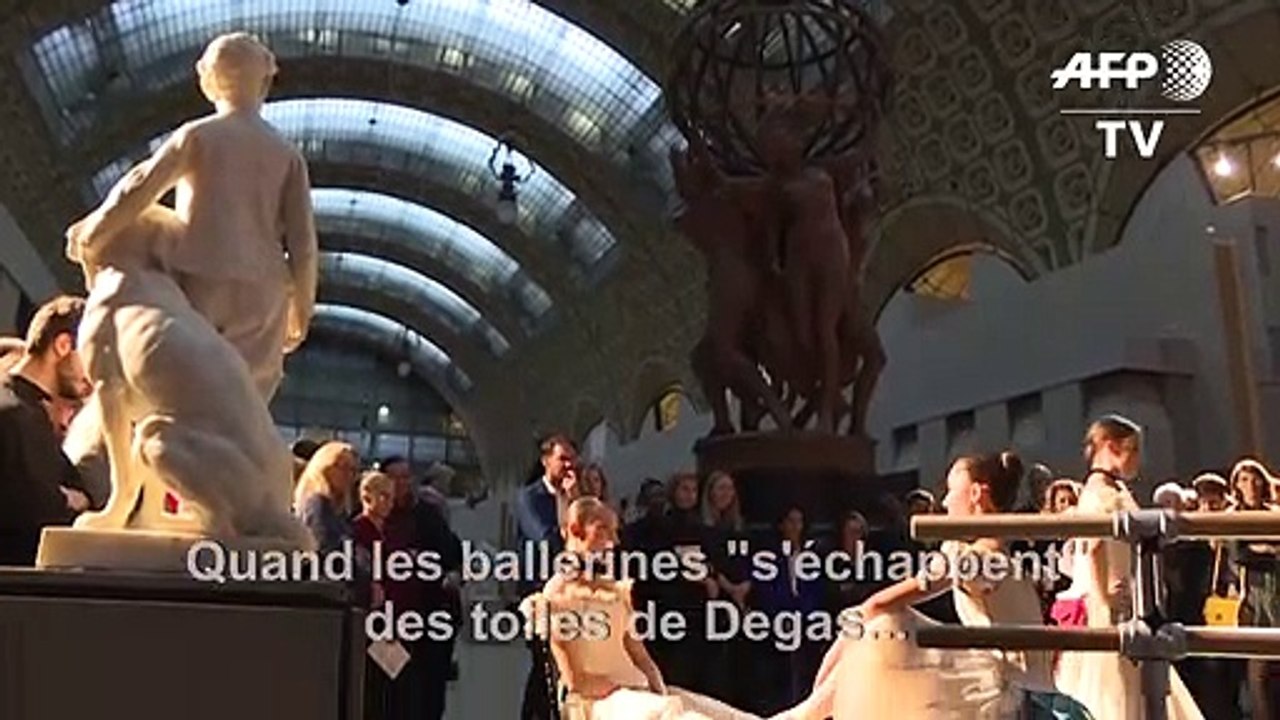 Au musée d'Orsay, les ballerines "s'échappent" des toiles de Degas