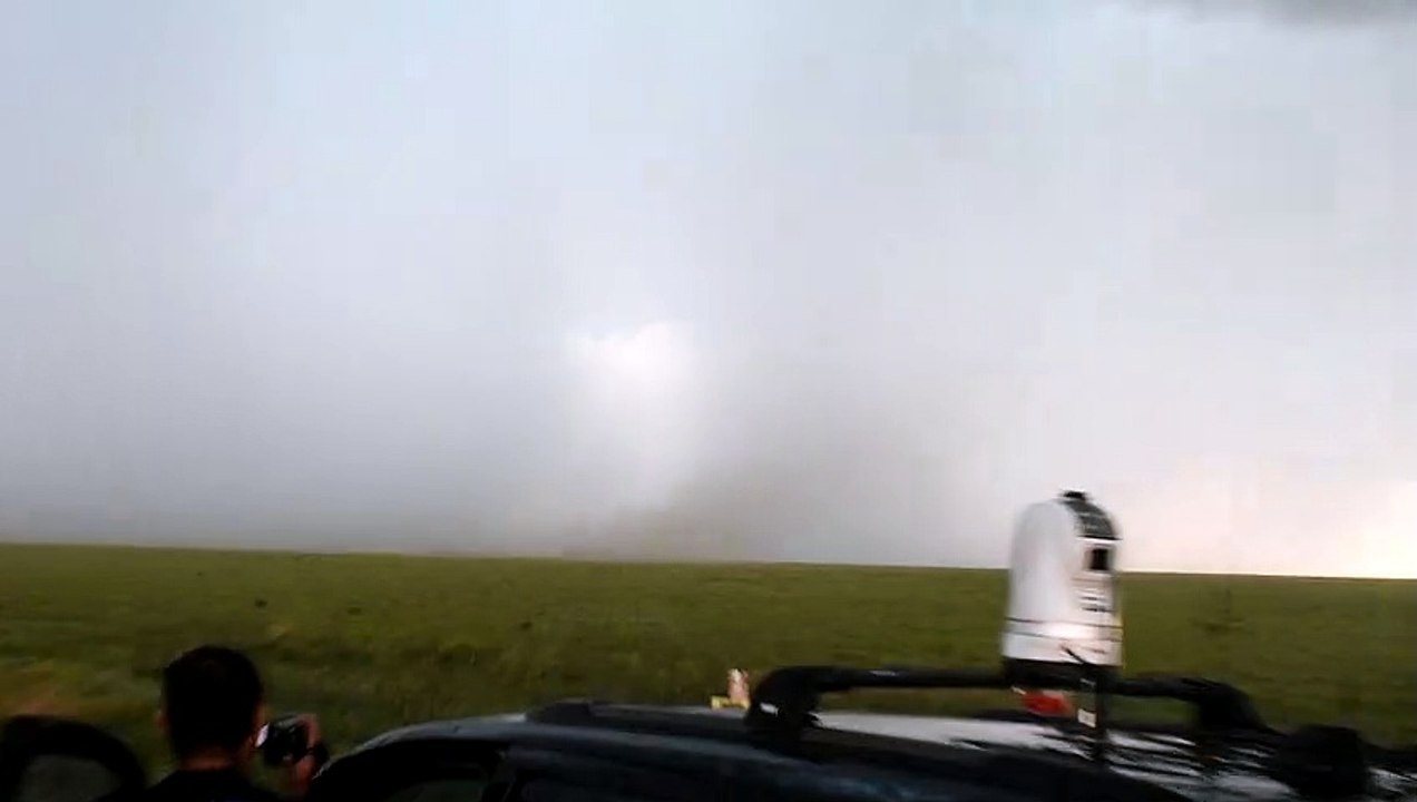 View From Below a Funnel Cloud