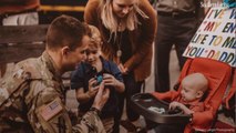 Tear-Jerking Photo Shoot Documents Military Dad Meeting 6-Month-Old Son for First Time
