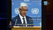 Portavoz de ONU recibió pedido de Ecuador para diálogo
