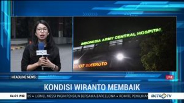 Kondisi Wiranto Mulai Membaik