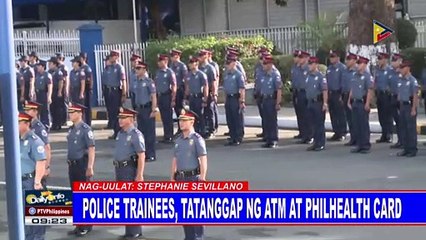 Police trainees, tatanggap ng ATM at PhilHealth card