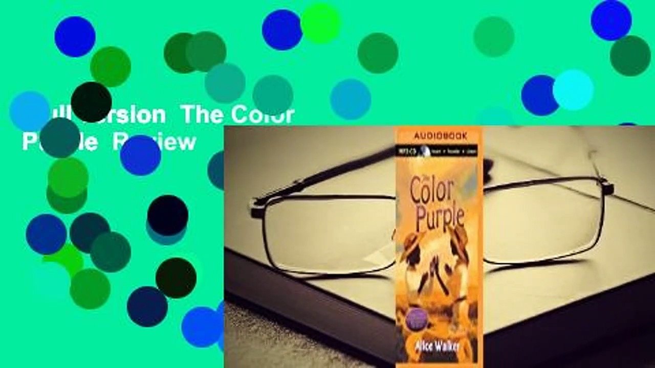 Full version The Color Purple Review video Dailymotion