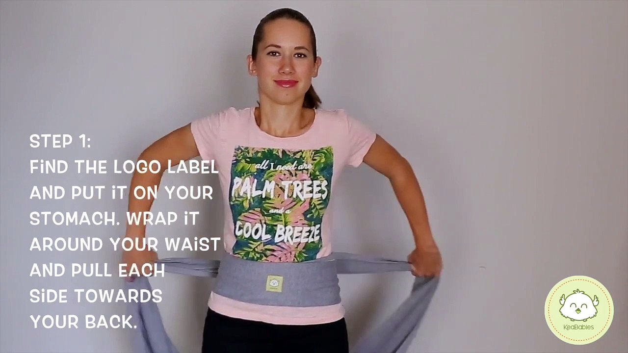 How To Tie a Baby Wrap Carrier - Baby Sling Instructions