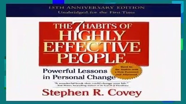 [NEW RELEASES] The 7 Habits of Highly Effective People: Powerful Lessons in Personal Change
