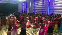 garba dance performance in sanaghai city