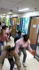 Dance students perform to poorly children at Peterborough City Hospital