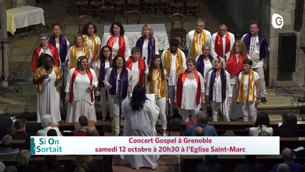 Gospel à L'église St Marc, Zumba à la Salle du Bresson, Thomas Peron à la Salle Agora, La descente des Alpages - 11 OCTOBRE 2019