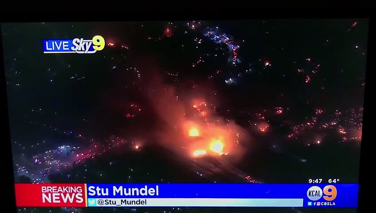 Saddleridge Fire in Sylmar