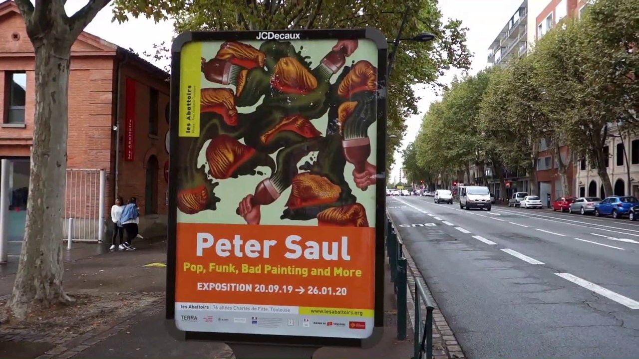 "Pop Art" aux Abattoirs de TOULOUSE:  Peter Saul et "Rose Béton" (Hd 1080)