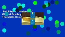 Full E-book  Handbook of Clinical Psychopharmacology for Therapists Complete