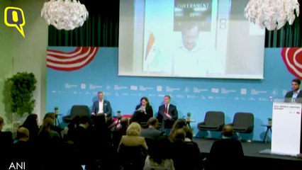 CM Kejriwal ने वीडियो कान्फ्रेंस के जरिए C-40 सम्मेलन को किया संबोधित| Quint Hindi