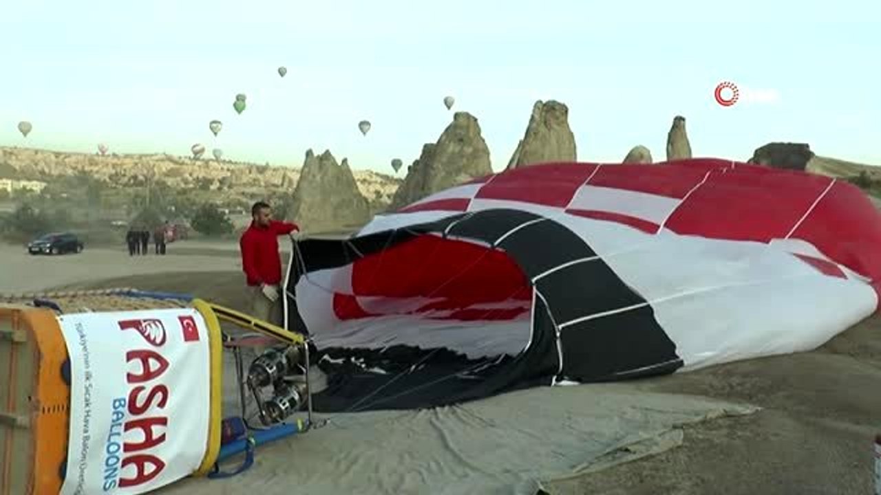 Türkiye'nin ilk yerli ve milli sıcak hava balonu Kapadokya'da uçtu