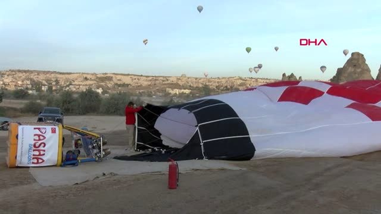 Nevşehir türkiye'nin ilk yerli sıcak hava balonu, kapadokya semalarında