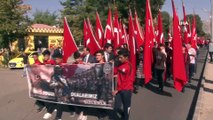 Öğrencilerden, Barış Pınarı Harekatı'na destek yürüyüşü