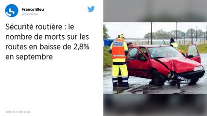 Sécurité routière : le nombre de morts sur les routes a baissé de 2,8 % en septembre