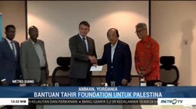Tahir Foundation Beri Bantuan untuk Pengungsi Suriah
