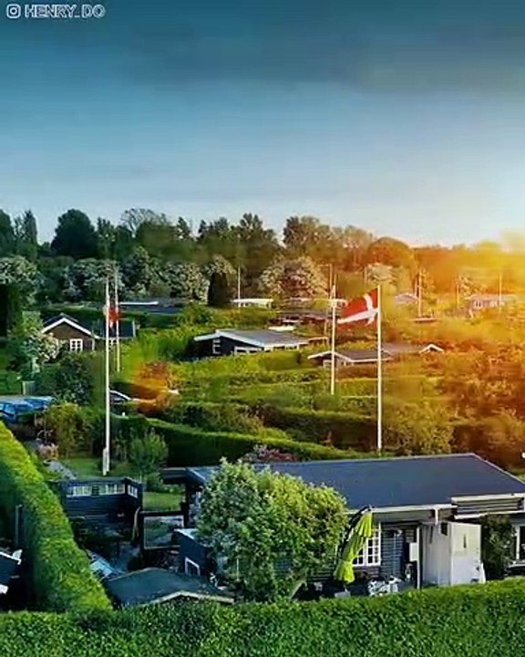 Cette ville de Danemark appelée ville Brøndby fascine par sa forme circulaire