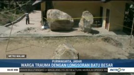 Warga Masih Trauma Akibat Longsoran Batu di Purwakarta